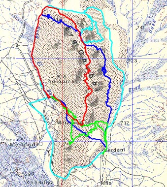 Mapa de recorridos