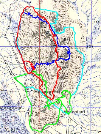 Mapa de recorridos