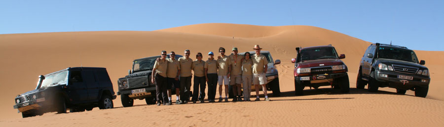 Curso de dunas en Marruecos